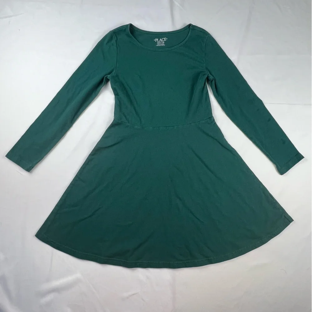 The Children’s Place - 2 Pack - Blue and Green - Medium (7/8) - Long Sleeve
